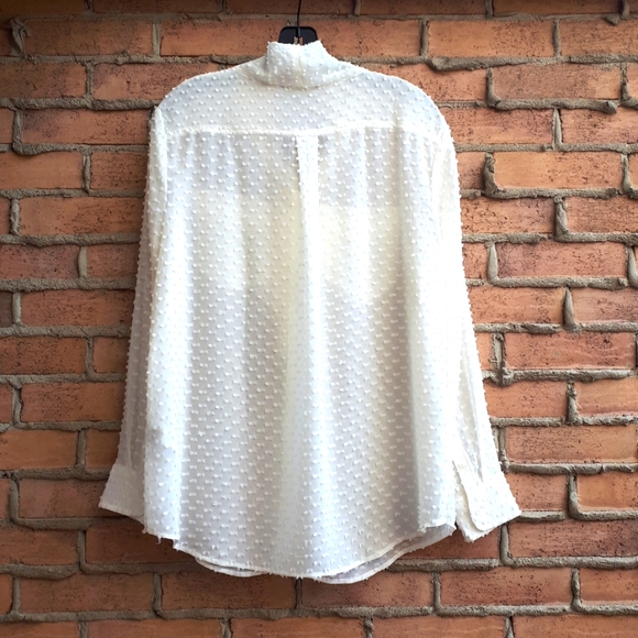 Banana Republic Tie Neck Blouse Dillon Fit - Picture 5 of 12